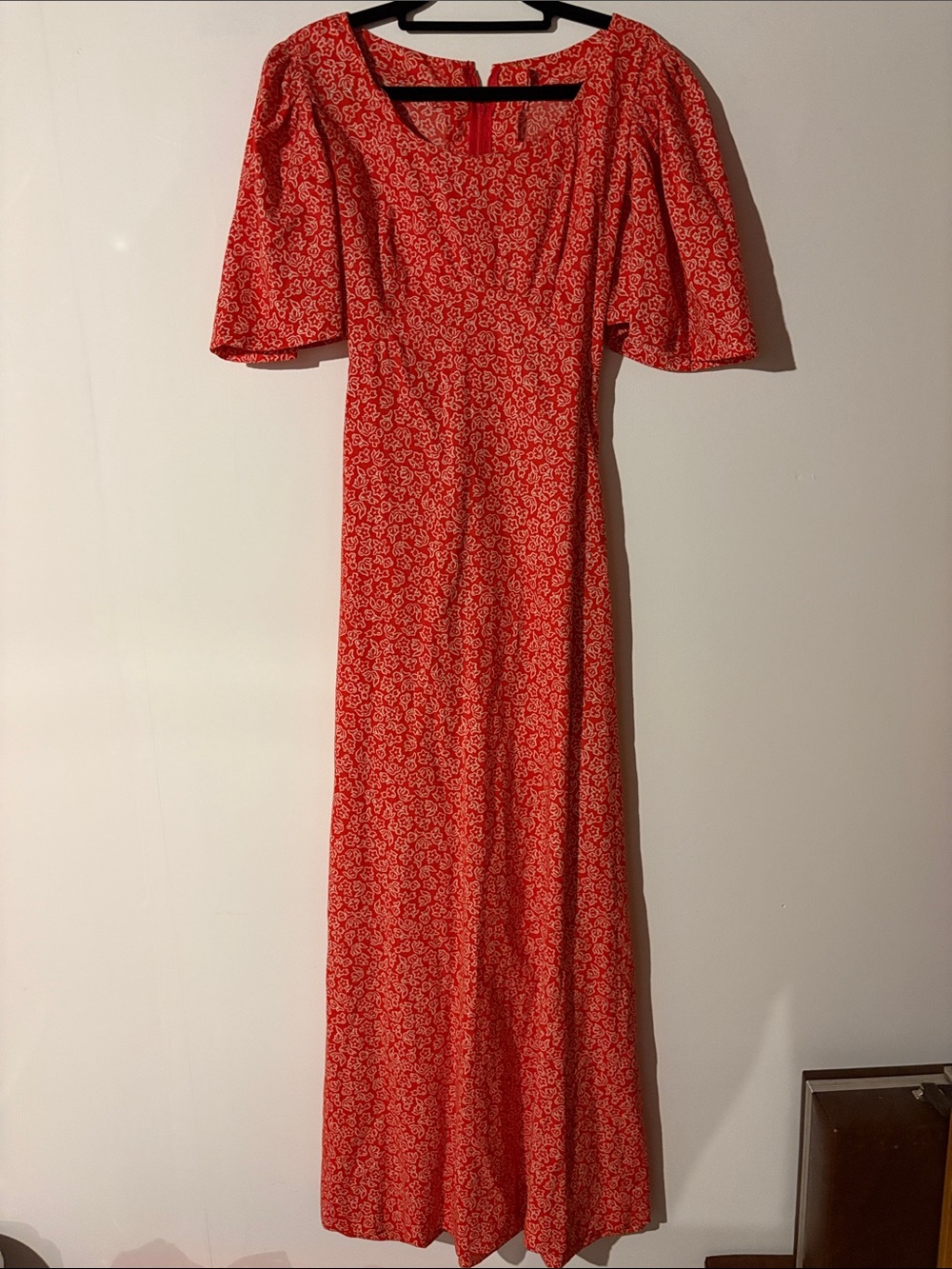 The most precious hand made 70s maxi dress